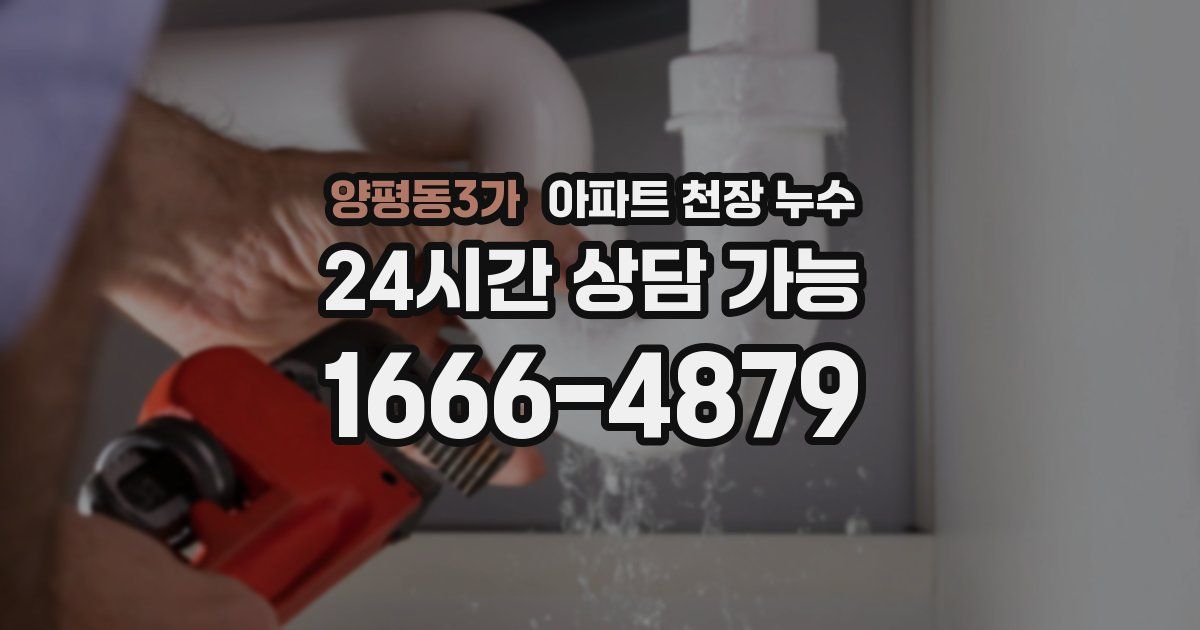 양평동3가 아파트 천장 누수