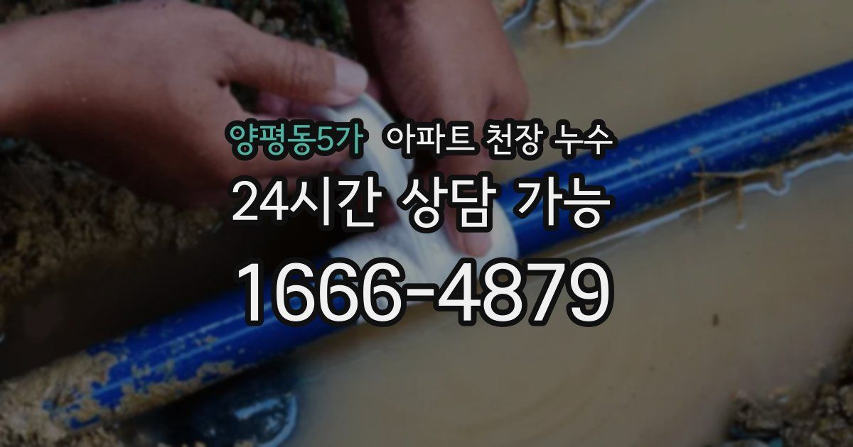 양평동5가 아파트 천장 누수