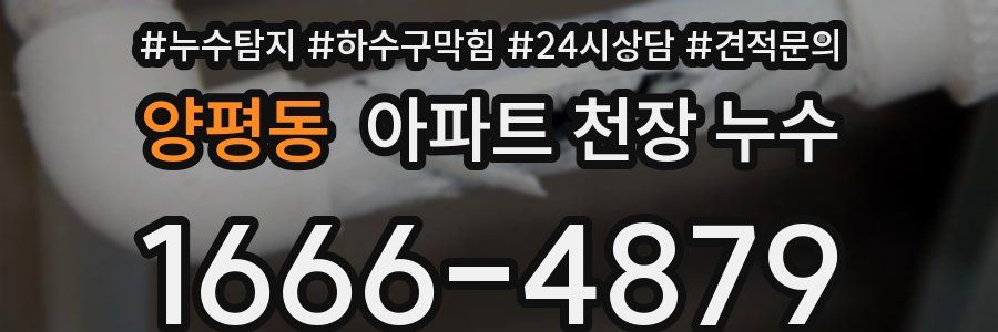 양평동 아파트 천장 누수