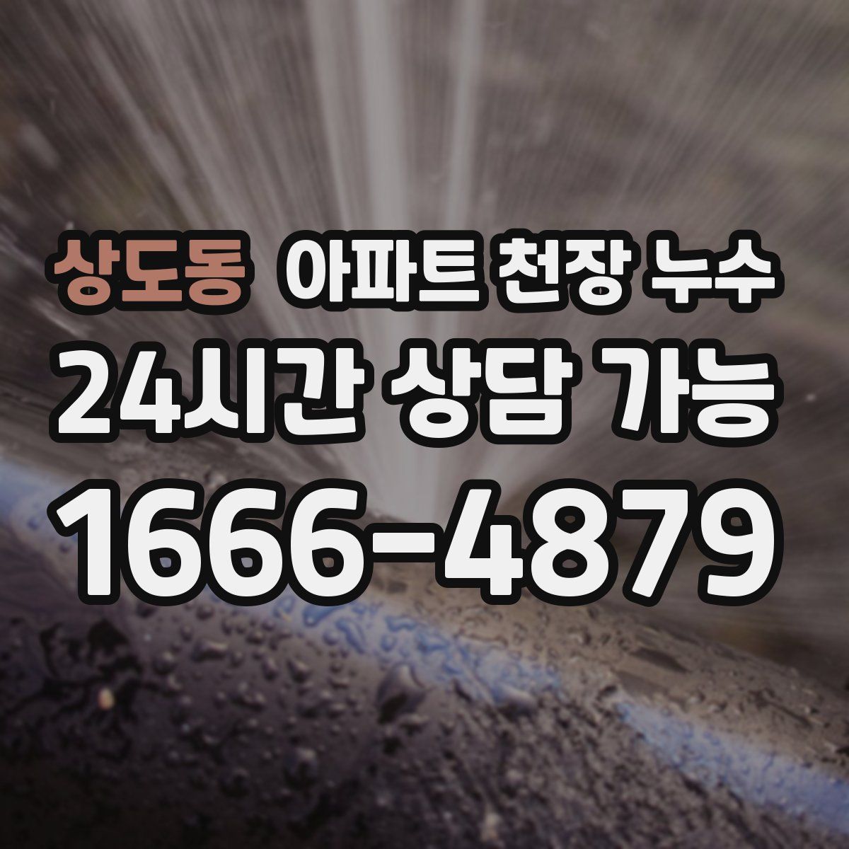 상도동 아파트 천장 누수