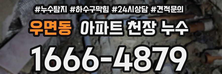 우면동 아파트 천장 누수