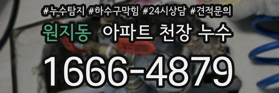 원지동 아파트 천장 누수