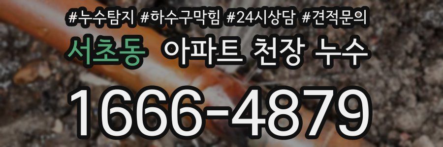 서초동 아파트 천장 누수