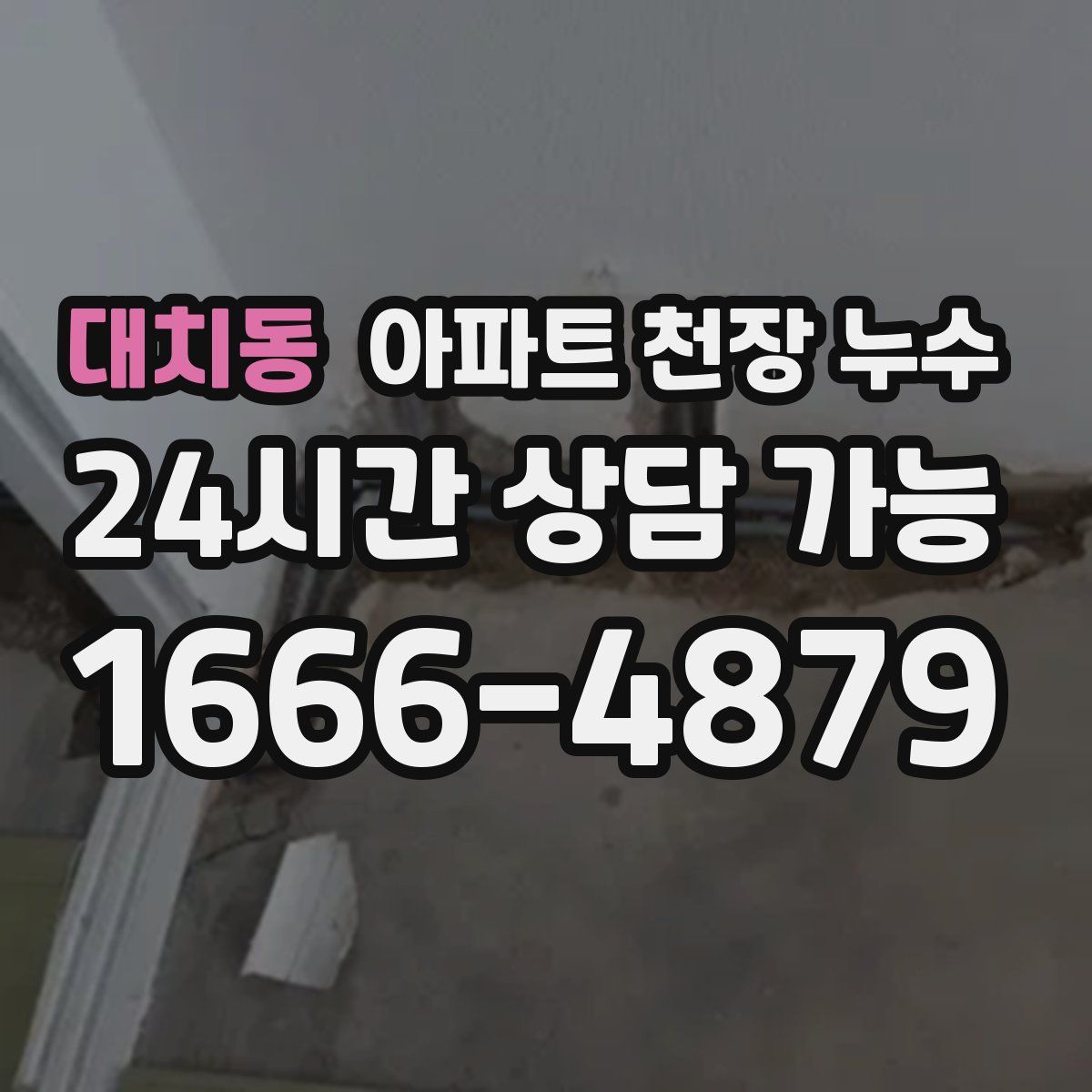 대치동 아파트 천장 누수