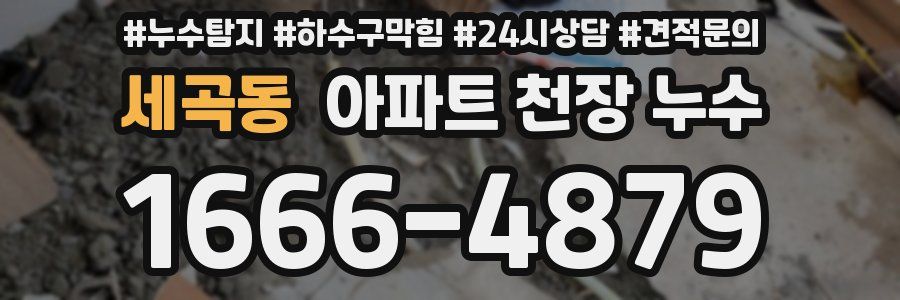 세곡동 아파트 천장 누수