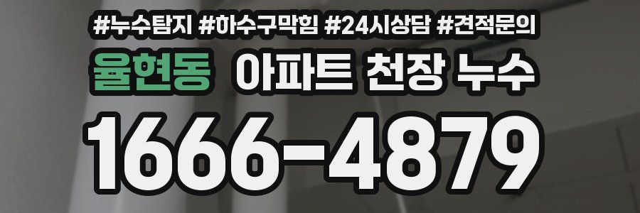 율현동 아파트 천장 누수