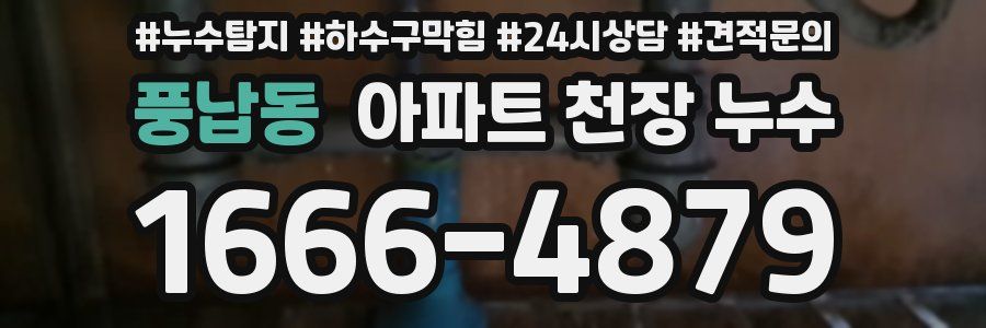 풍납동 아파트 천장 누수