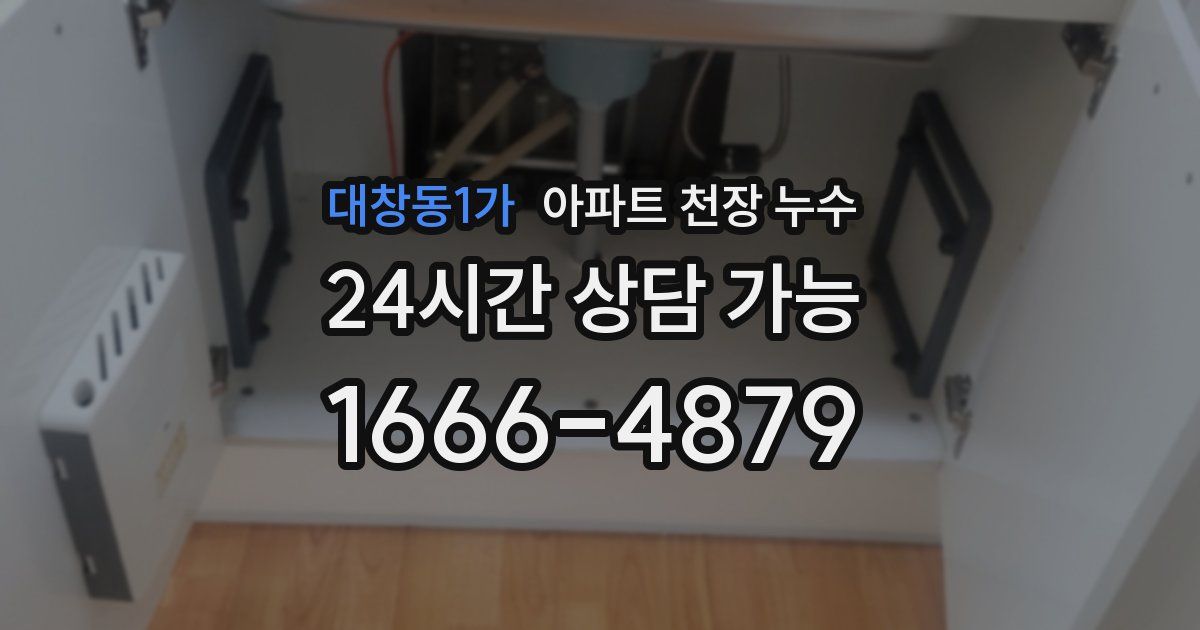 대창동1가 아파트 천장 누수
