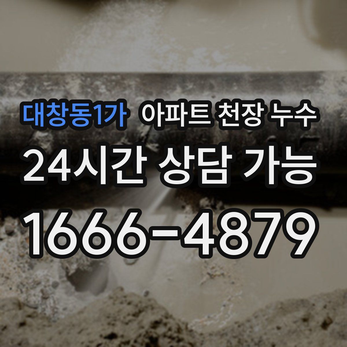 대창동1가 아파트 천장 누수