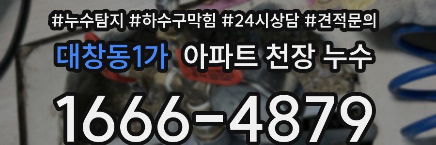 대창동1가 아파트 천장 누수