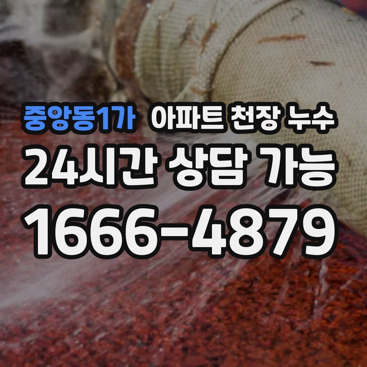 중앙동1가 아파트 천장 누수