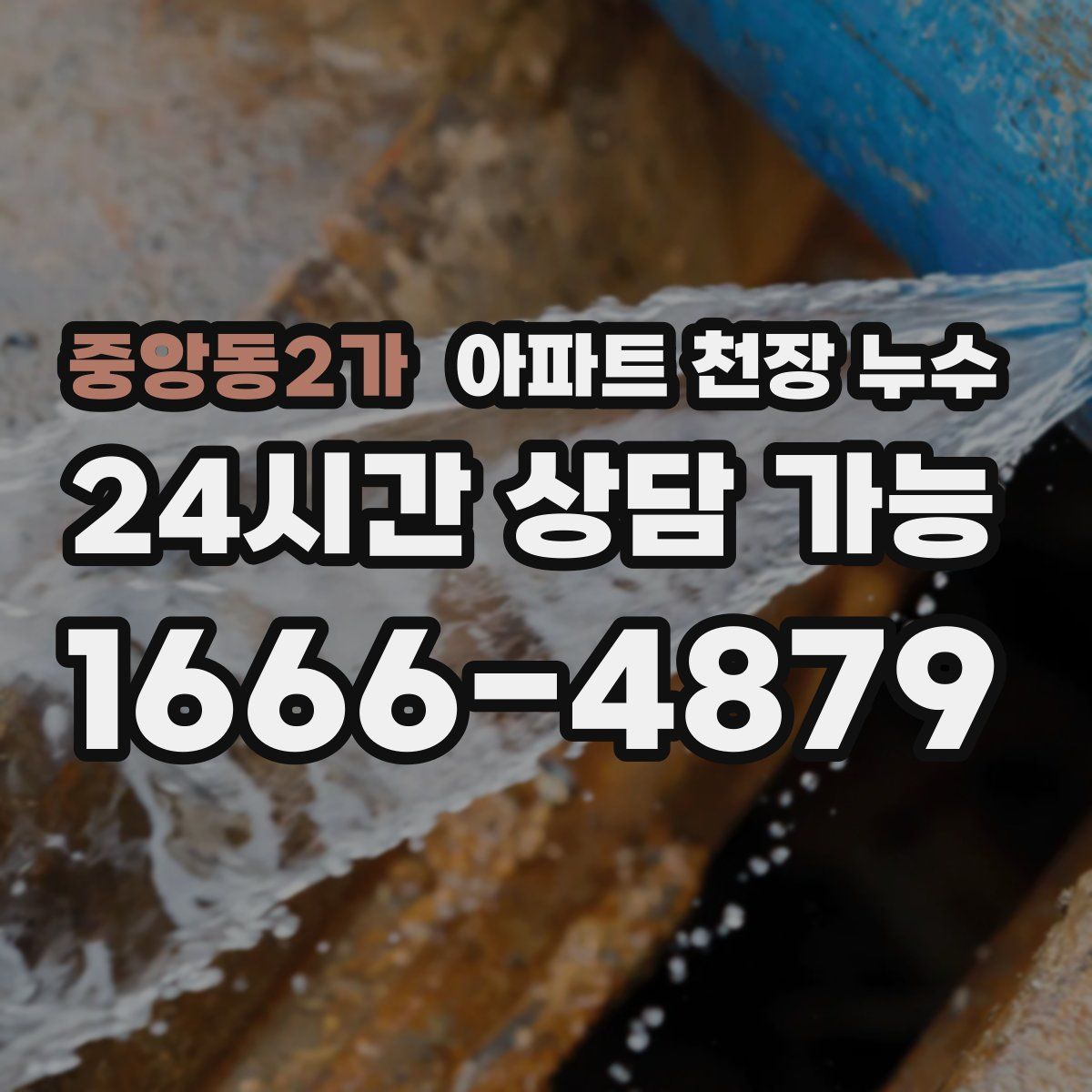 중앙동2가 아파트 천장 누수
