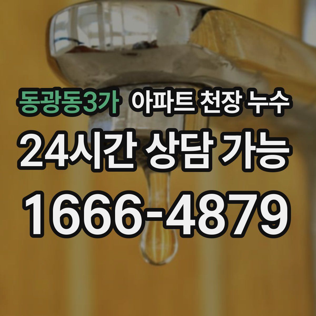 동광동3가 아파트 천장 누수
