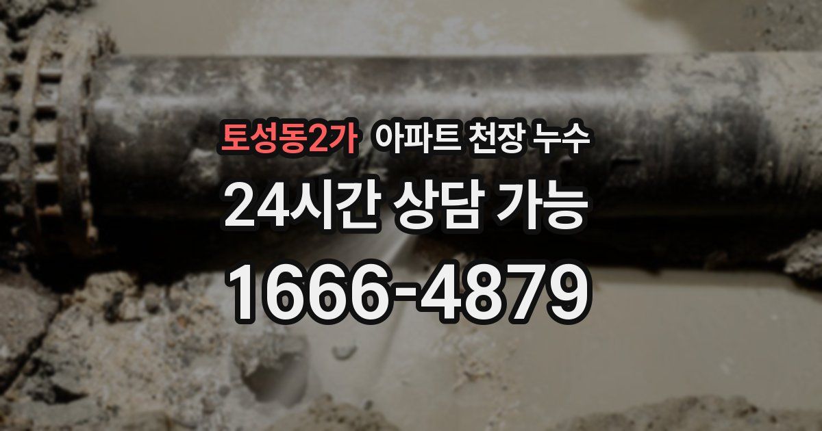 토성동2가 아파트 천장 누수