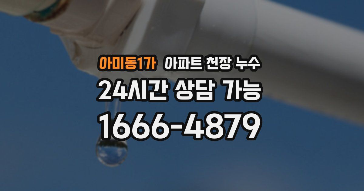 아미동1가 아파트 천장 누수
