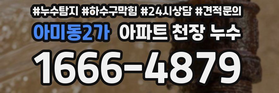 아미동2가 아파트 천장 누수
