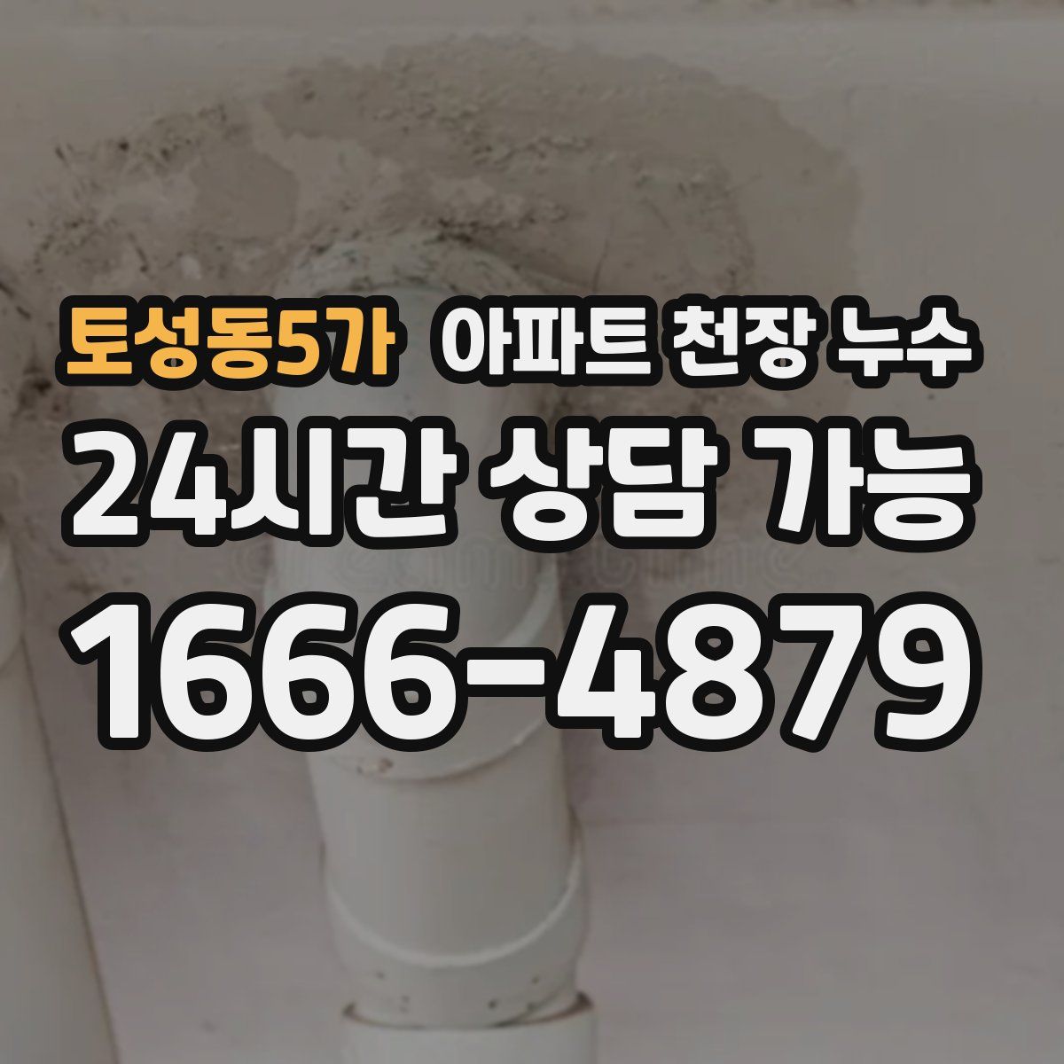 토성동5가 아파트 천장 누수