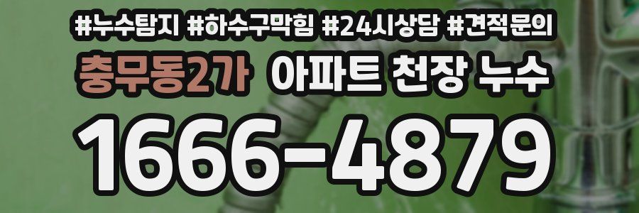 충무동2가 아파트 천장 누수