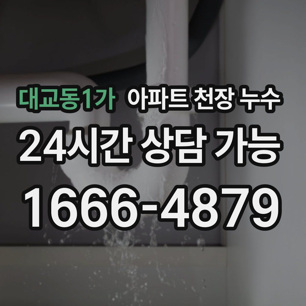 대교동1가 아파트 천장 누수