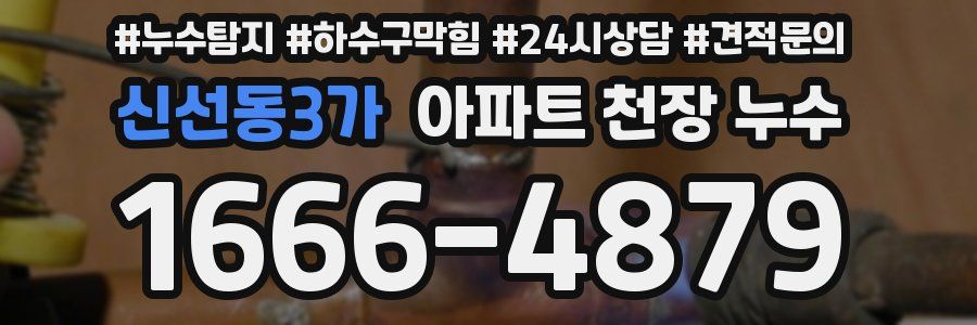 신선동3가 아파트 천장 누수