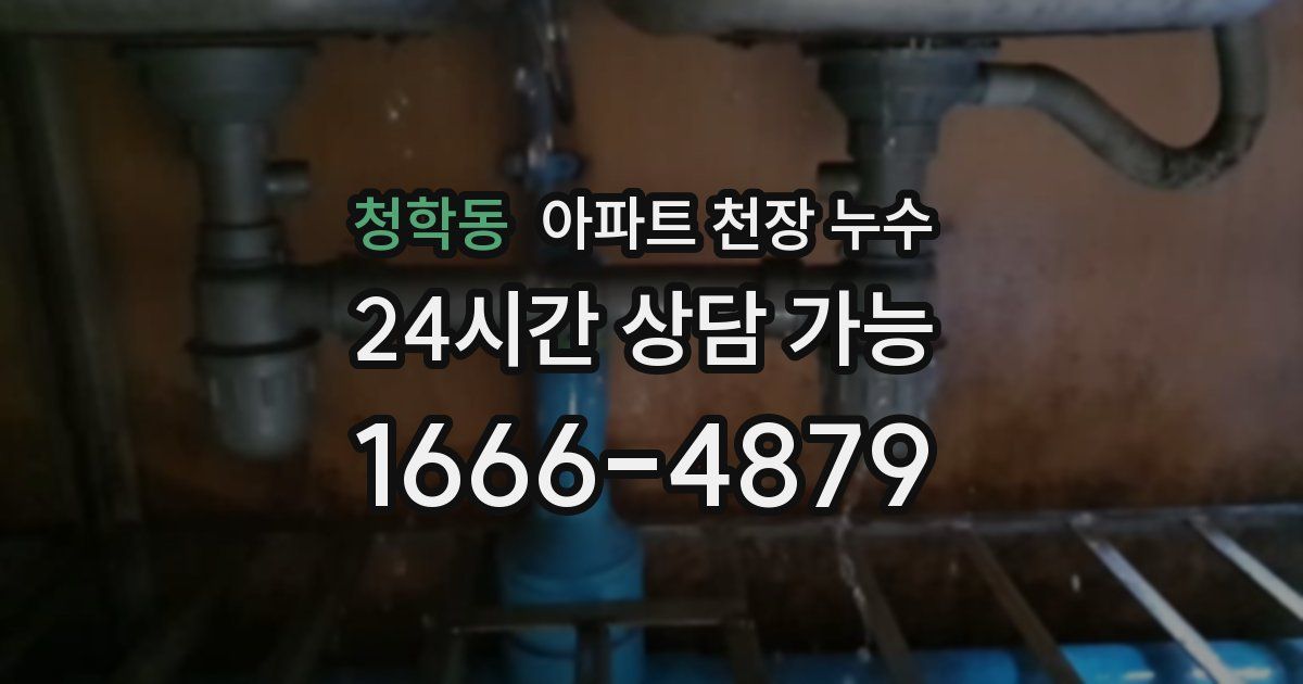 청학동 아파트 천장 누수