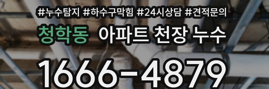 청학동 아파트 천장 누수