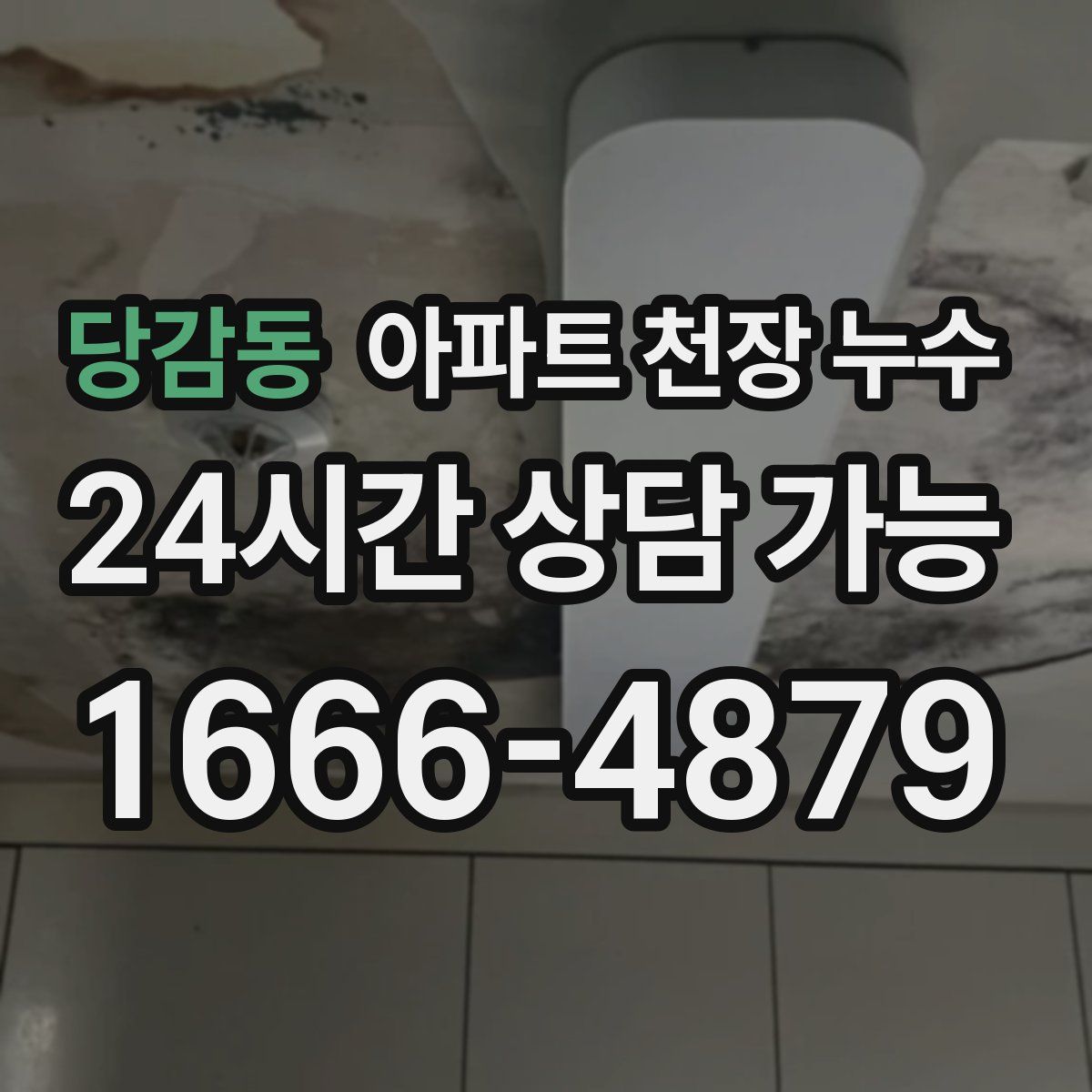 당감동 아파트 천장 누수