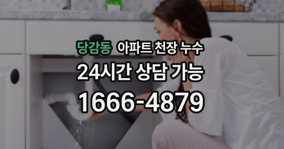 당감동 아파트 천장 누수