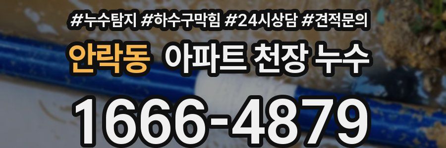 안락동 아파트 천장 누수