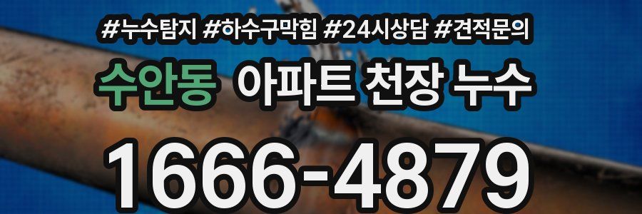 수안동 아파트 천장 누수