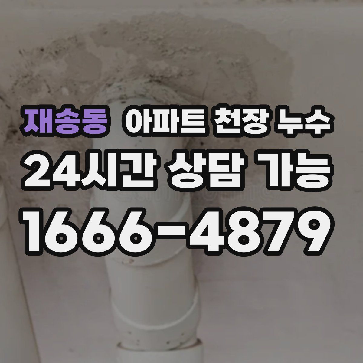 재송동 아파트 천장 누수