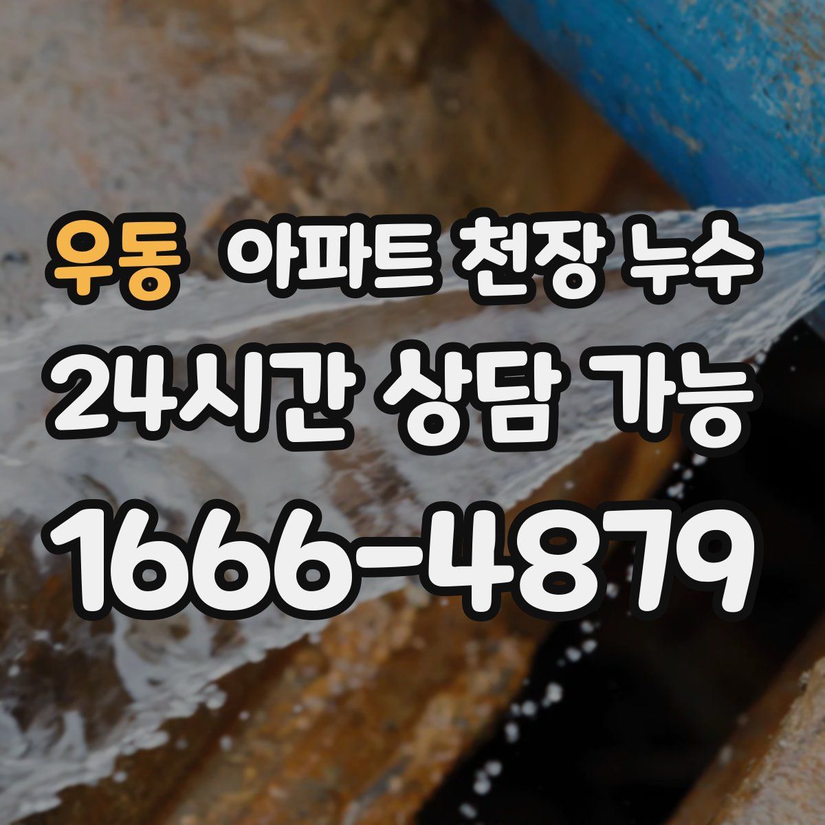 우동 아파트 천장 누수