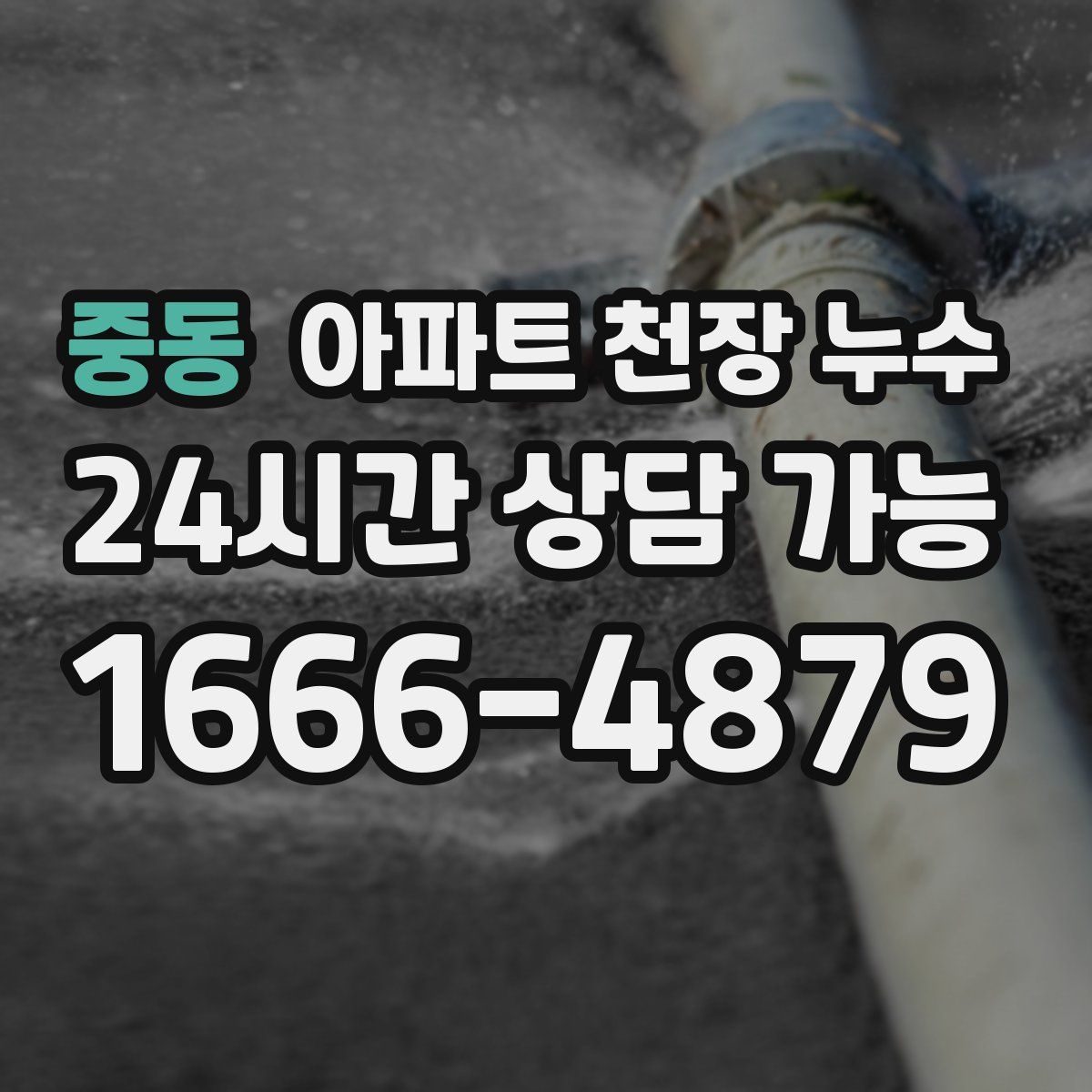 중동 아파트 천장 누수