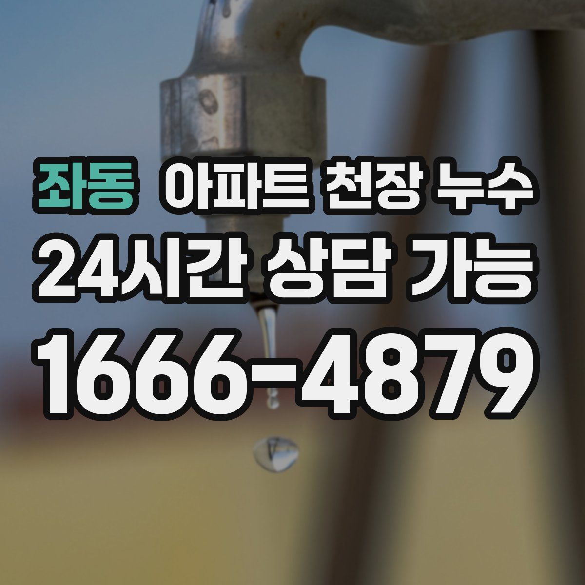 좌동 아파트 천장 누수