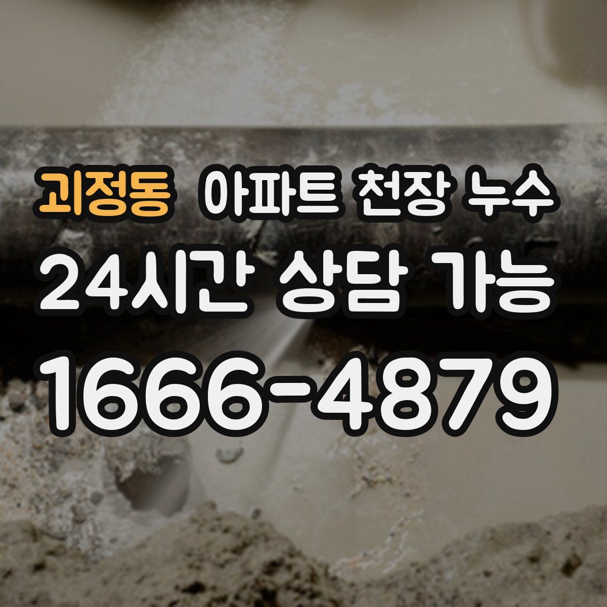 괴정동 아파트 천장 누수