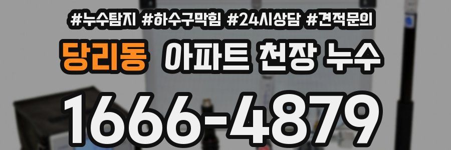 당리동 아파트 천장 누수