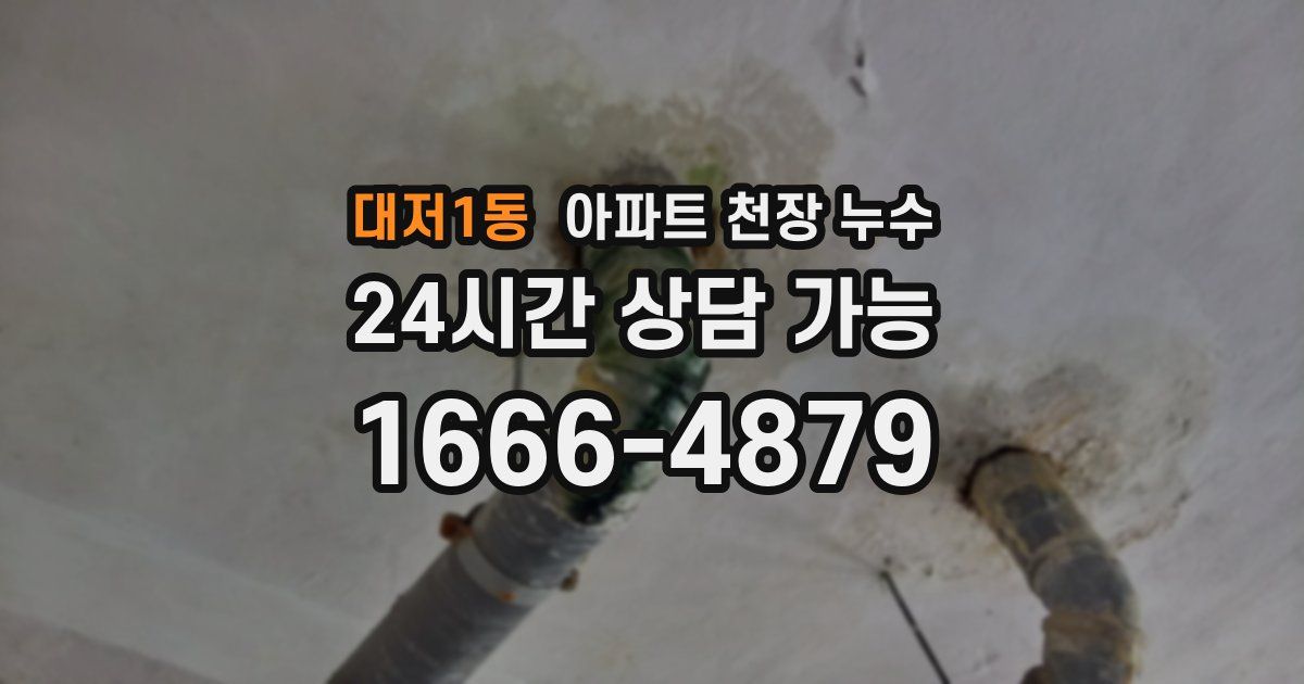 대저1동 아파트 천장 누수