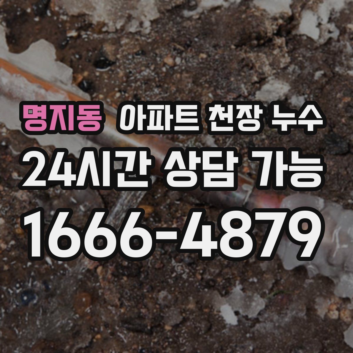명지동 아파트 천장 누수