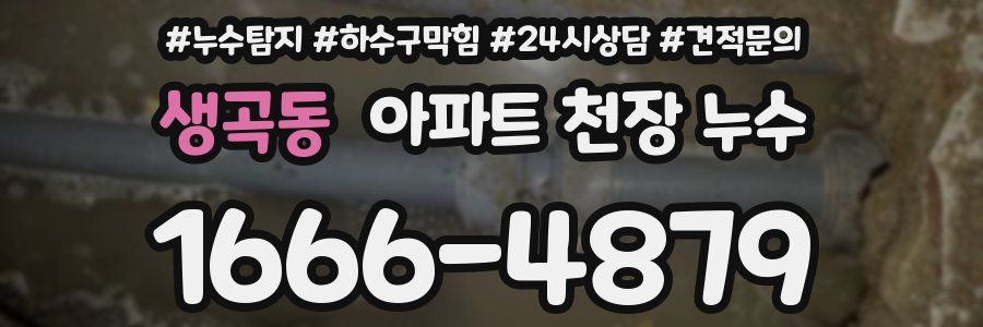 생곡동 아파트 천장 누수