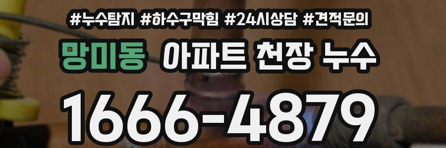 망미동 아파트 천장 누수