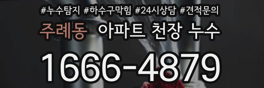주례동 아파트 천장 누수