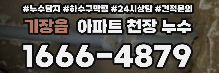 기장읍 아파트 천장 누수