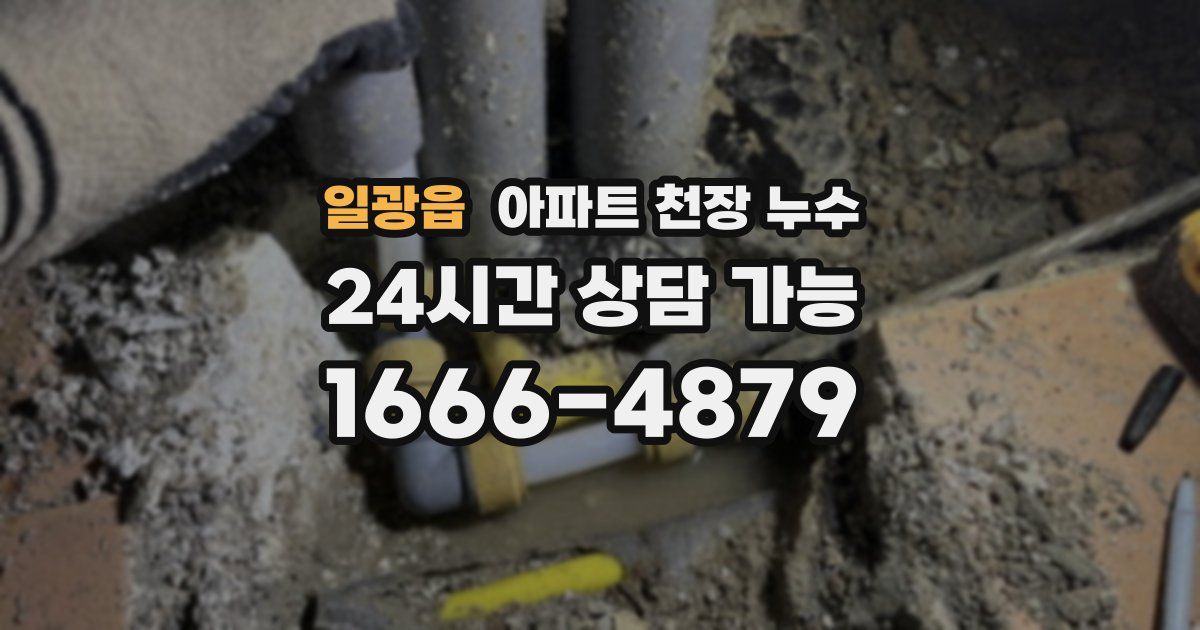 일광읍 아파트 천장 누수
