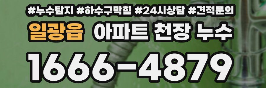 일광읍 아파트 천장 누수