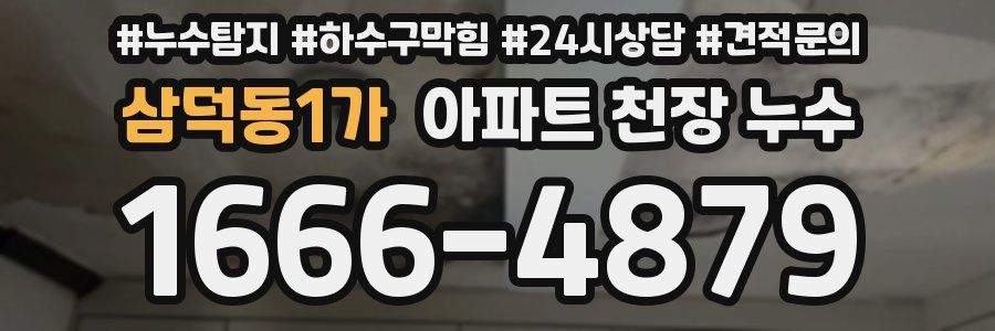 삼덕동1가 아파트 천장 누수