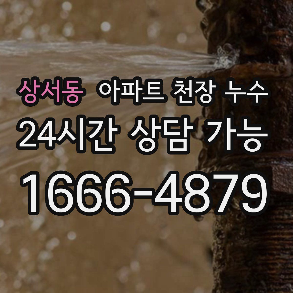 상서동 아파트 천장 누수