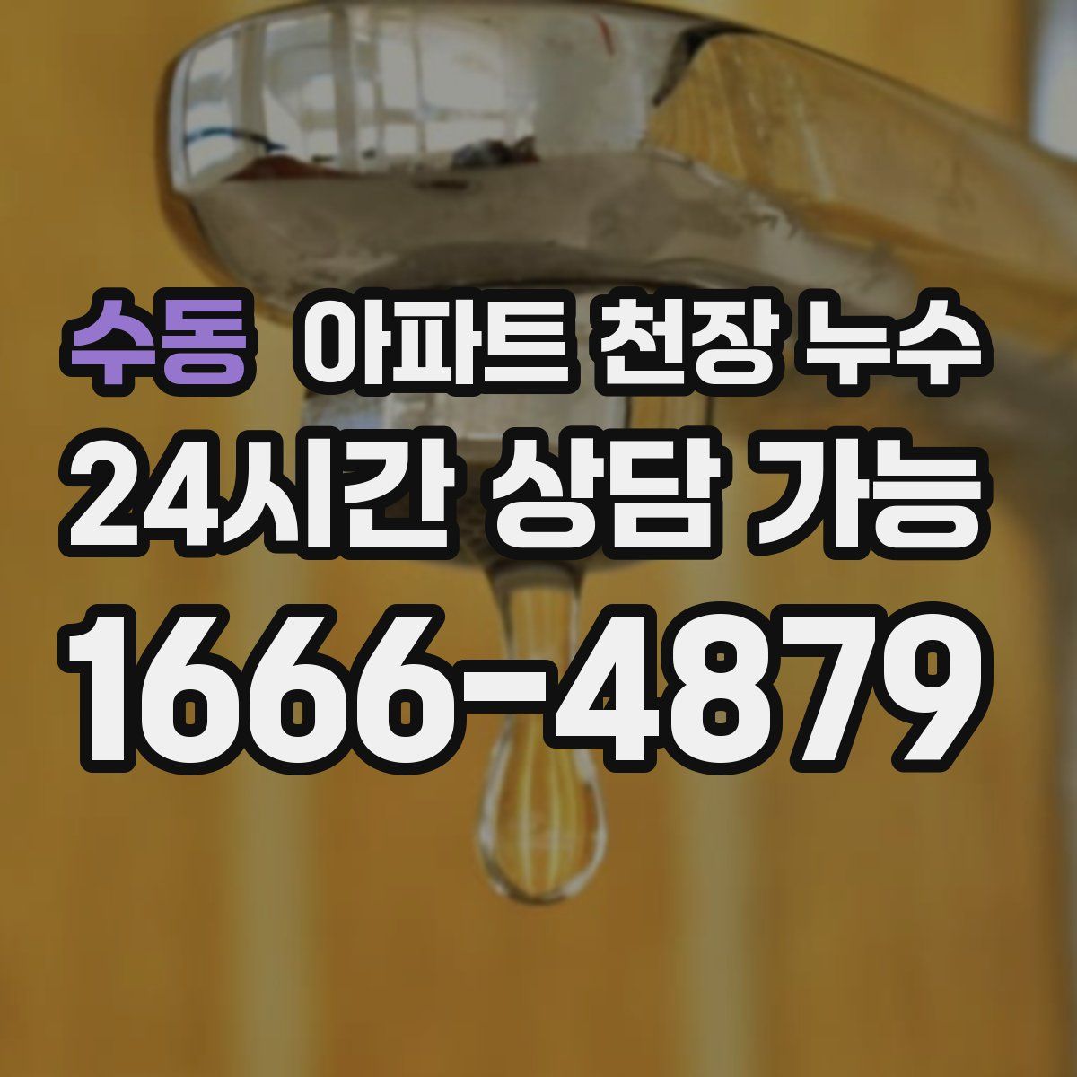 수동 아파트 천장 누수