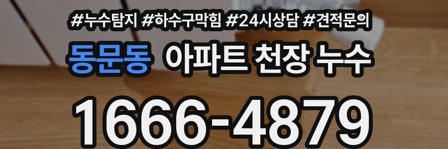 동문동 아파트 천장 누수