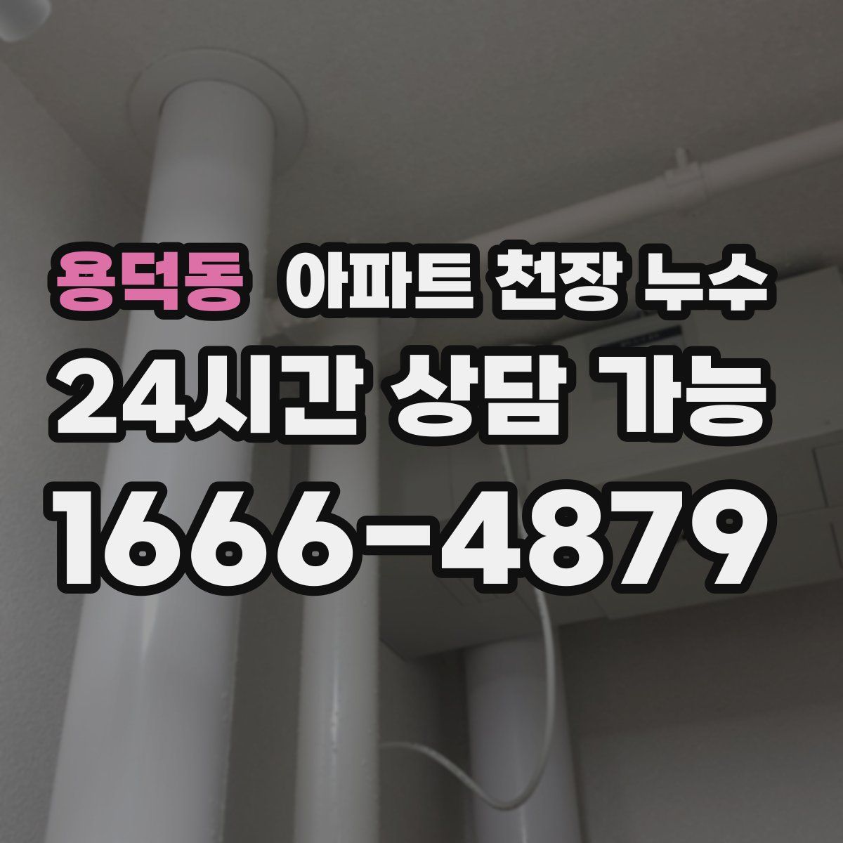 용덕동 아파트 천장 누수
