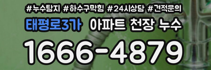 태평로3가 아파트 천장 누수